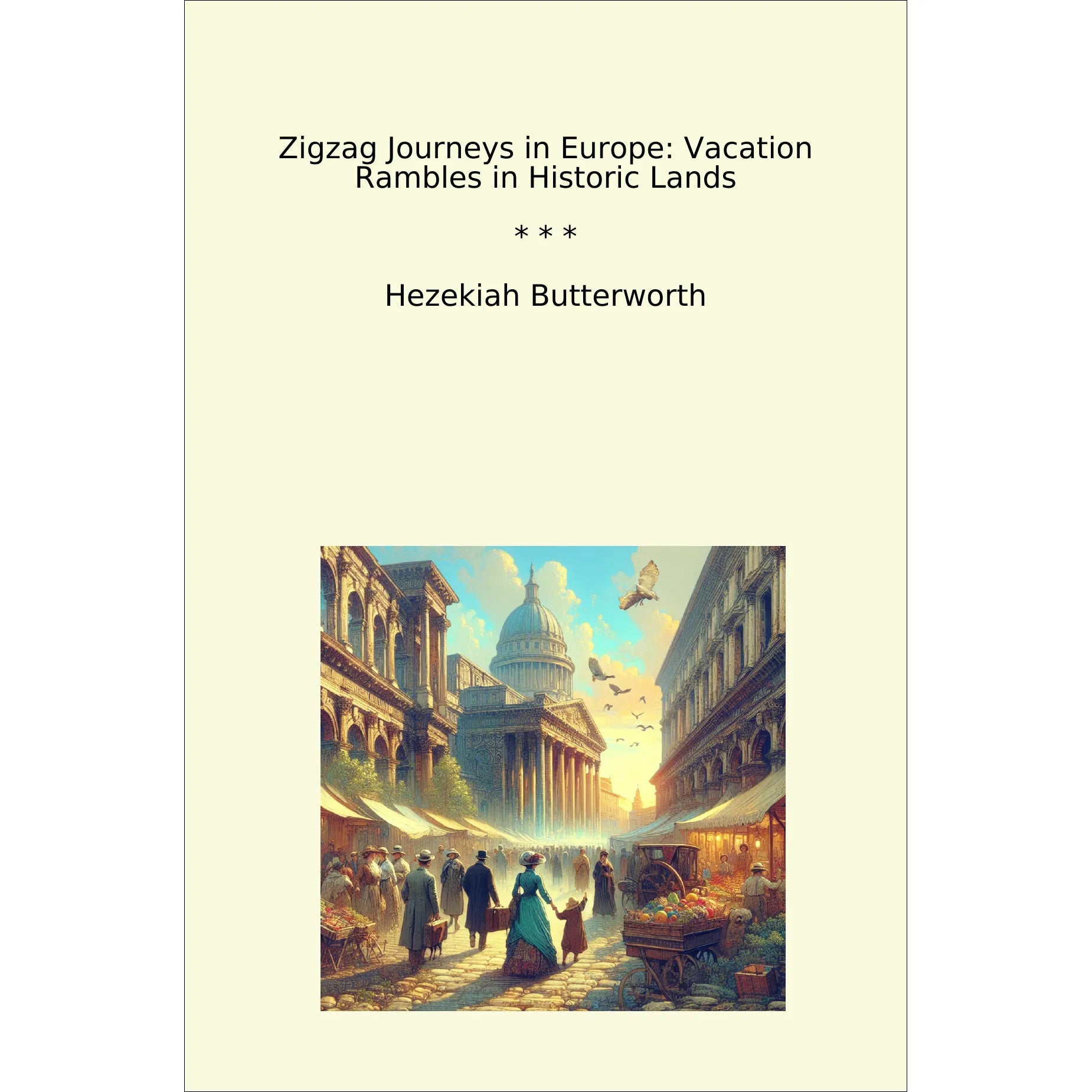 Book cover Zigzag Journeys in Europe: Vacation Rambles in Historic Lands