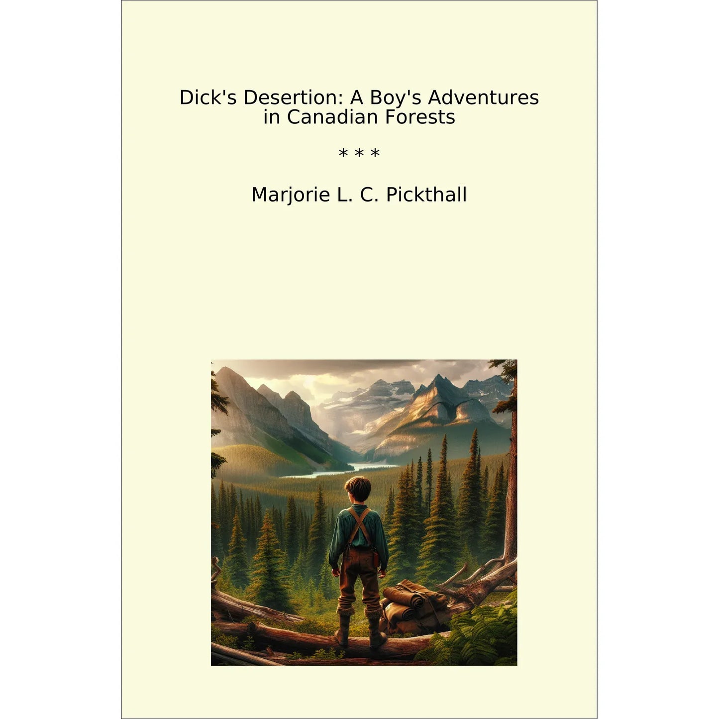 Book cover Dick's Desertion: A Boy's Adventures in Canadian Forests