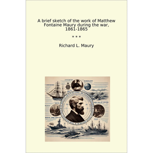 Book cover A brief sketch of the work of Matthew Fontaine Maury during the war, 1861-1865