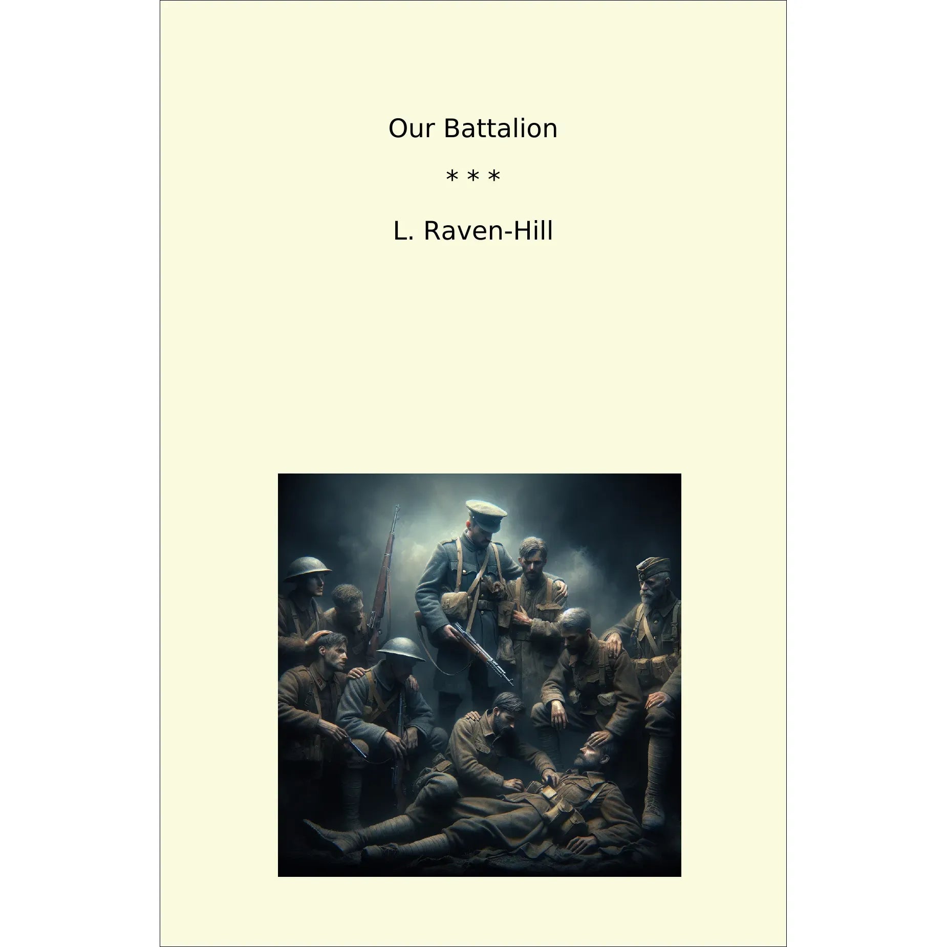 Book cover Our Battalion