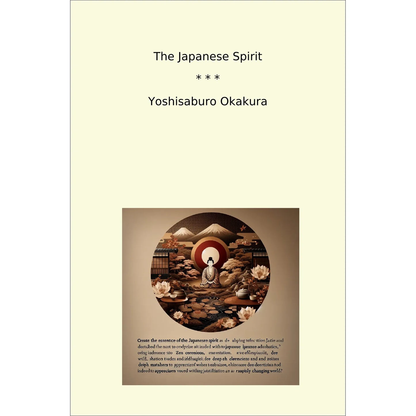 Book cover The Japanese Spirit