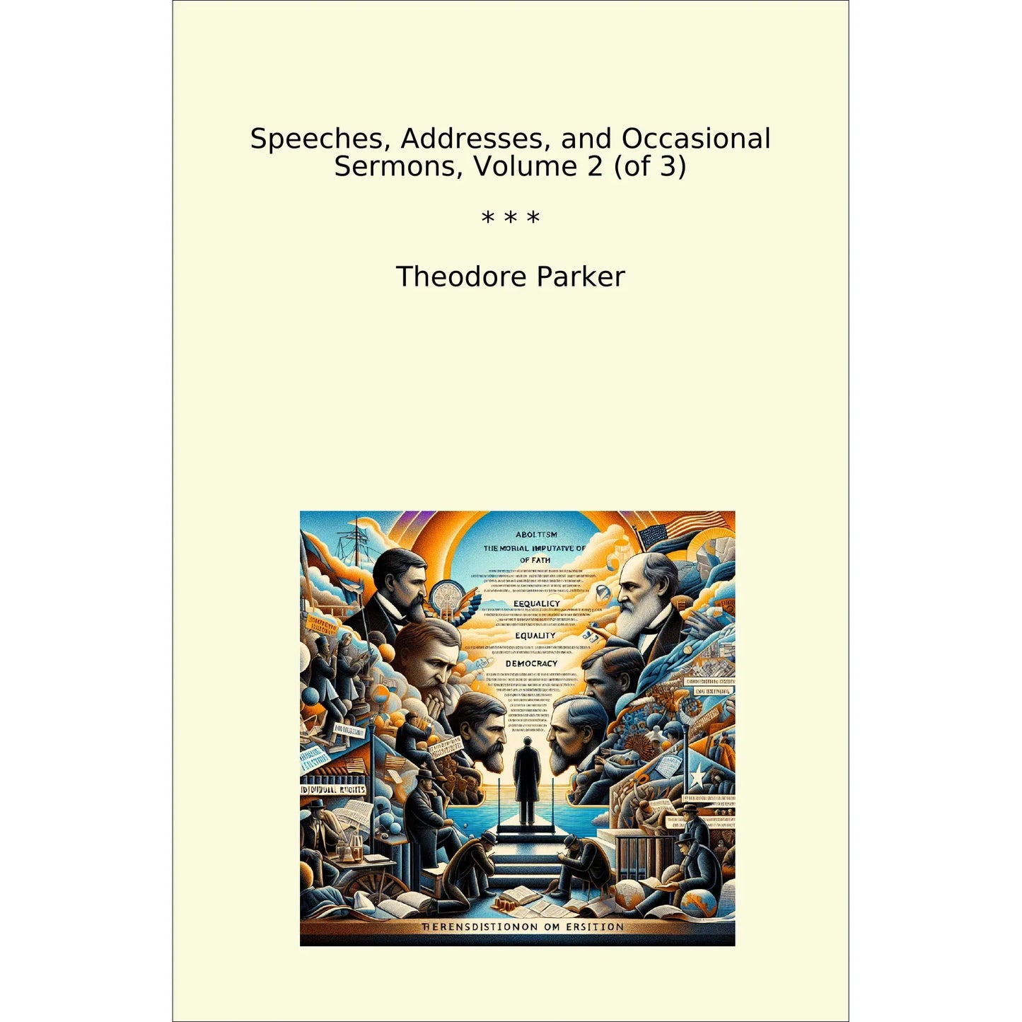 Book cover Speeches, Addresses, and Occasional Sermons, Volume 2 (of 3)