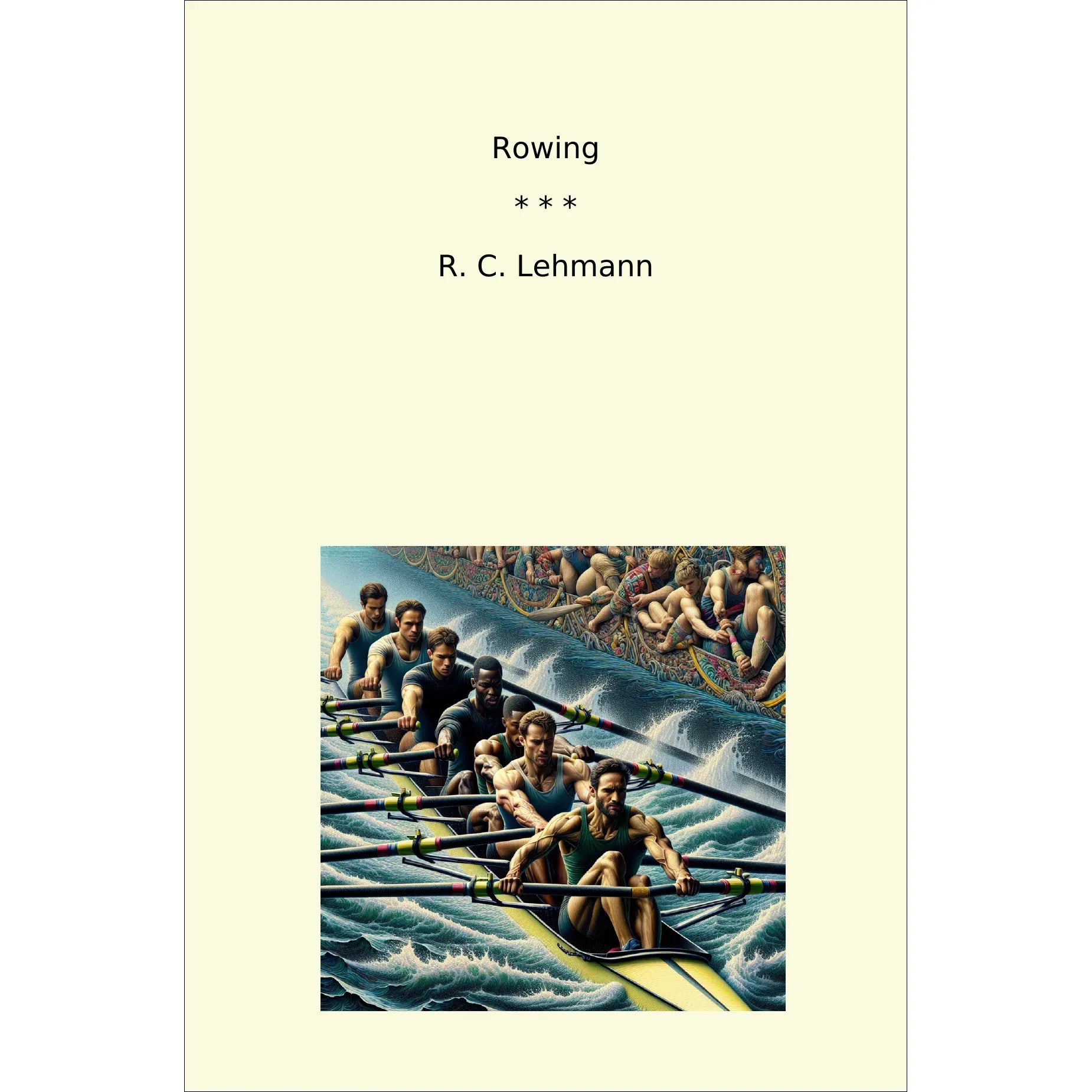 Book cover Rowing