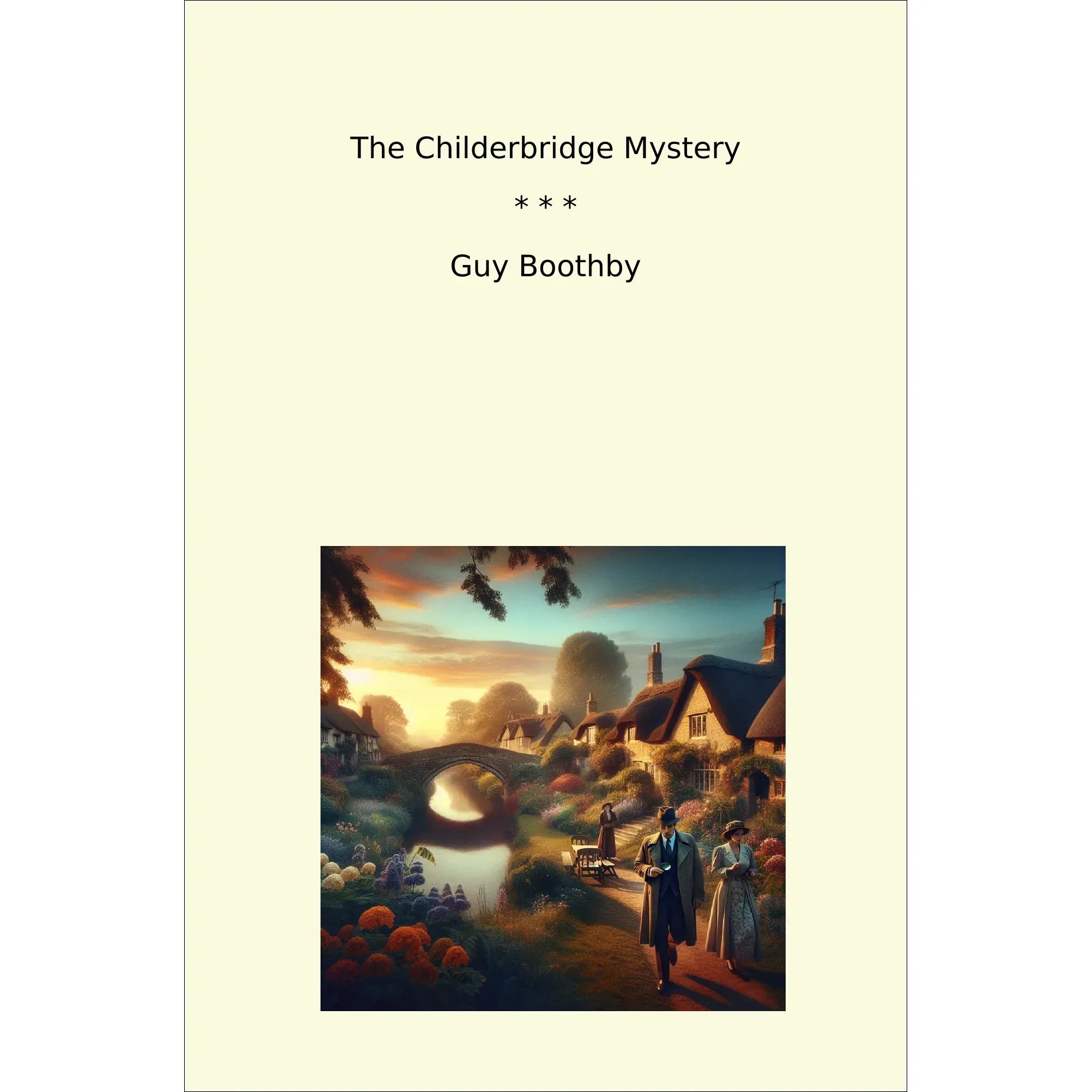 Book cover The Childerbridge Mystery