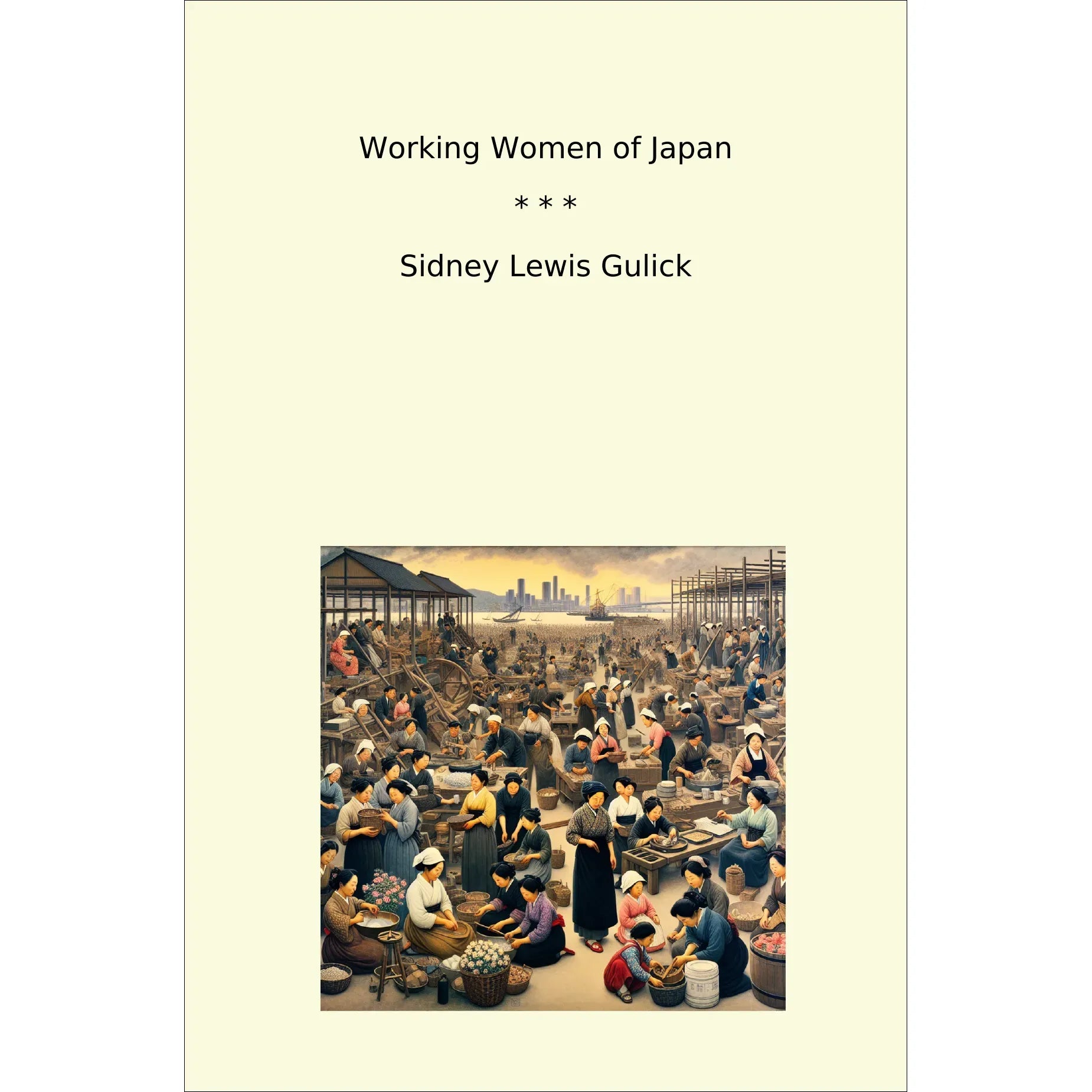 Book cover Working Women of Japan