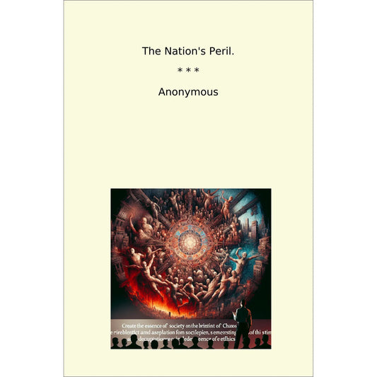 Book cover The Nation's Peril.