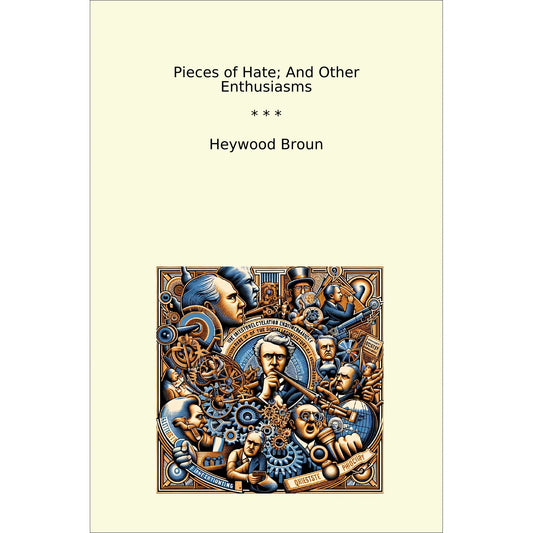 Book cover Pieces of Hate; And Other Enthusiasms