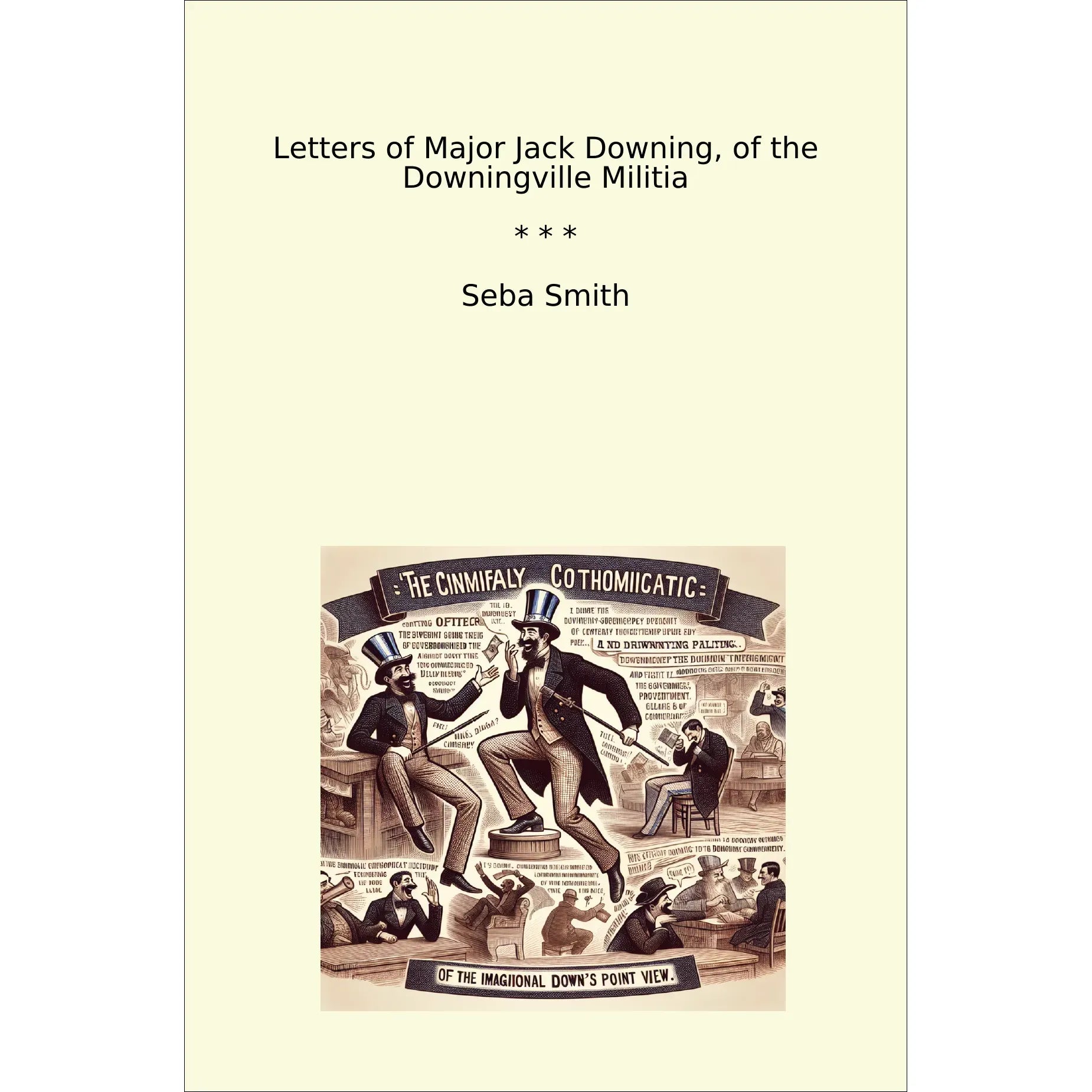 Book cover Letters of Major Jack Downing, of the Downingville Militia