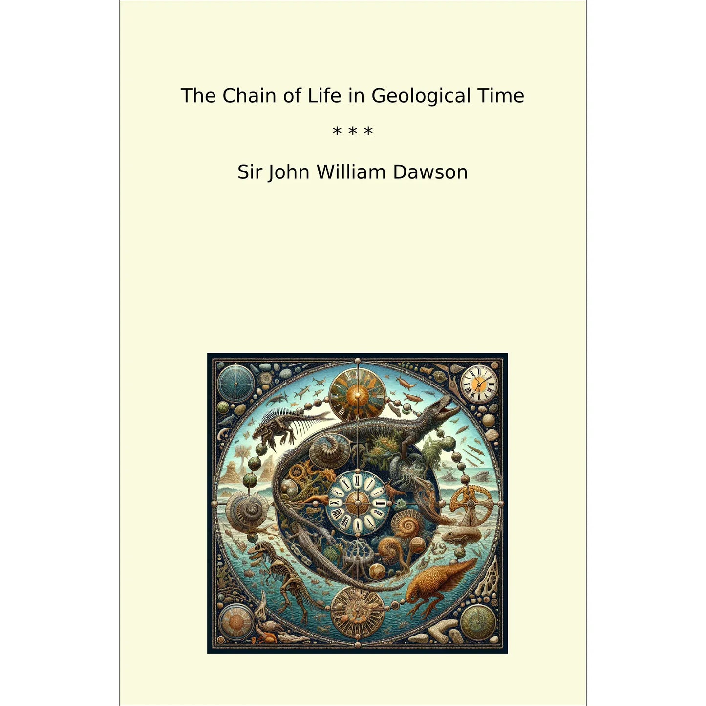 Book cover The Chain of Life in Geological Time