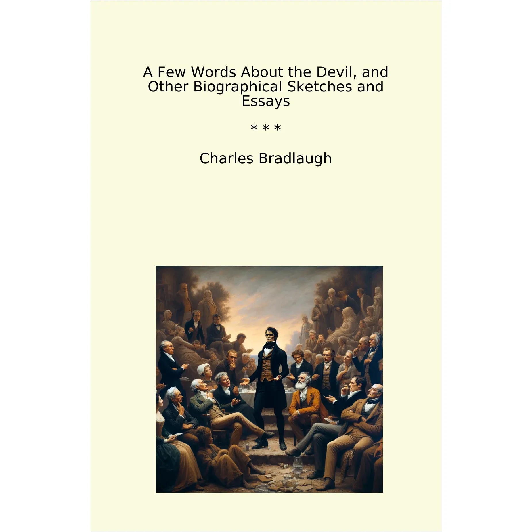 Book cover A Few Words About the Devil, and Other Biographical Sketches and Essays