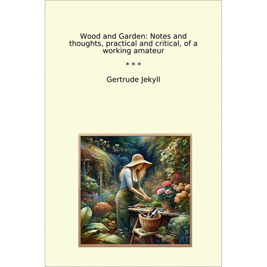 Book cover Wood and Garden: Notes and thoughts, practical and critical, of a working amateur
