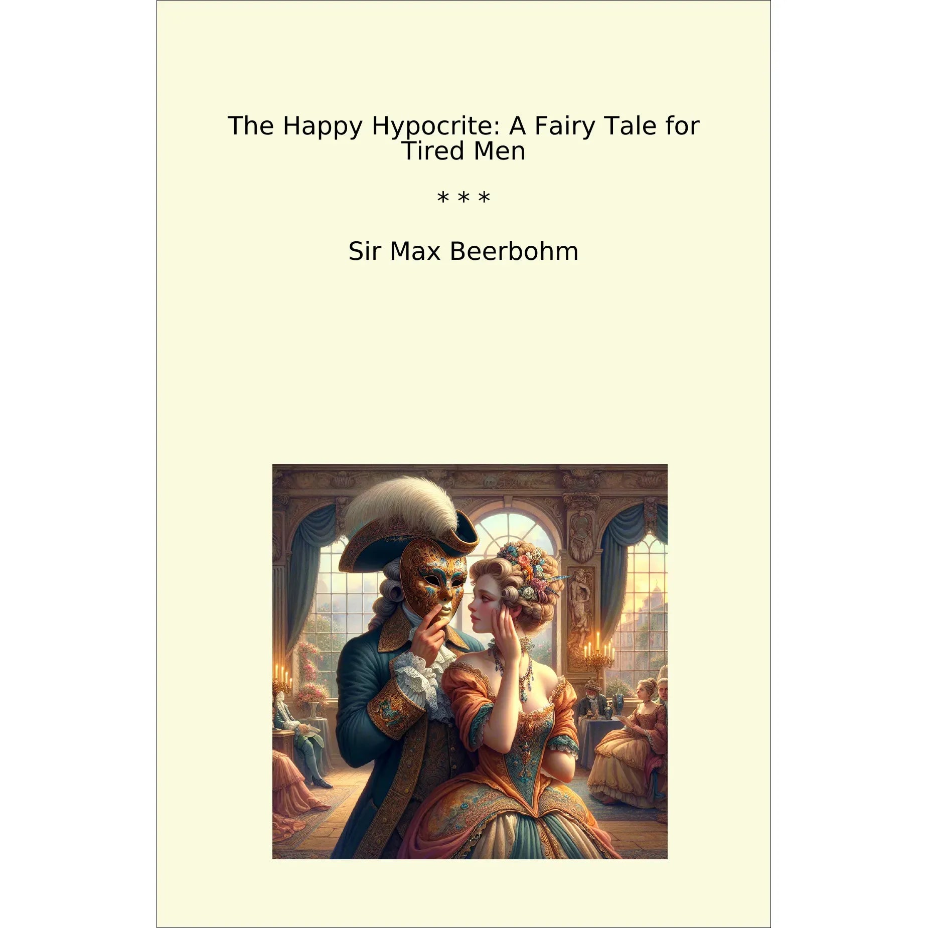 Book cover The Happy Hypocrite: A Fairy Tale for Tired Men