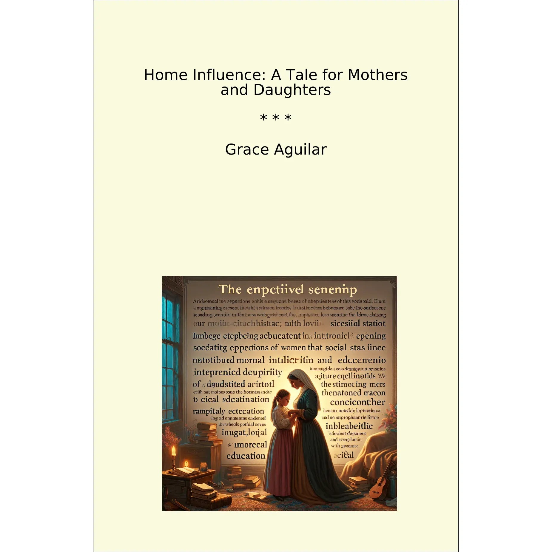 Book cover Home Influence: A Tale for Mothers and Daughters