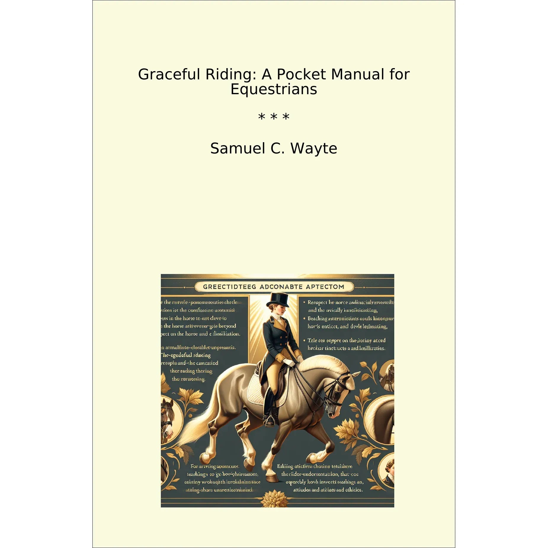 Book cover Graceful Riding: A Pocket Manual for Equestrians