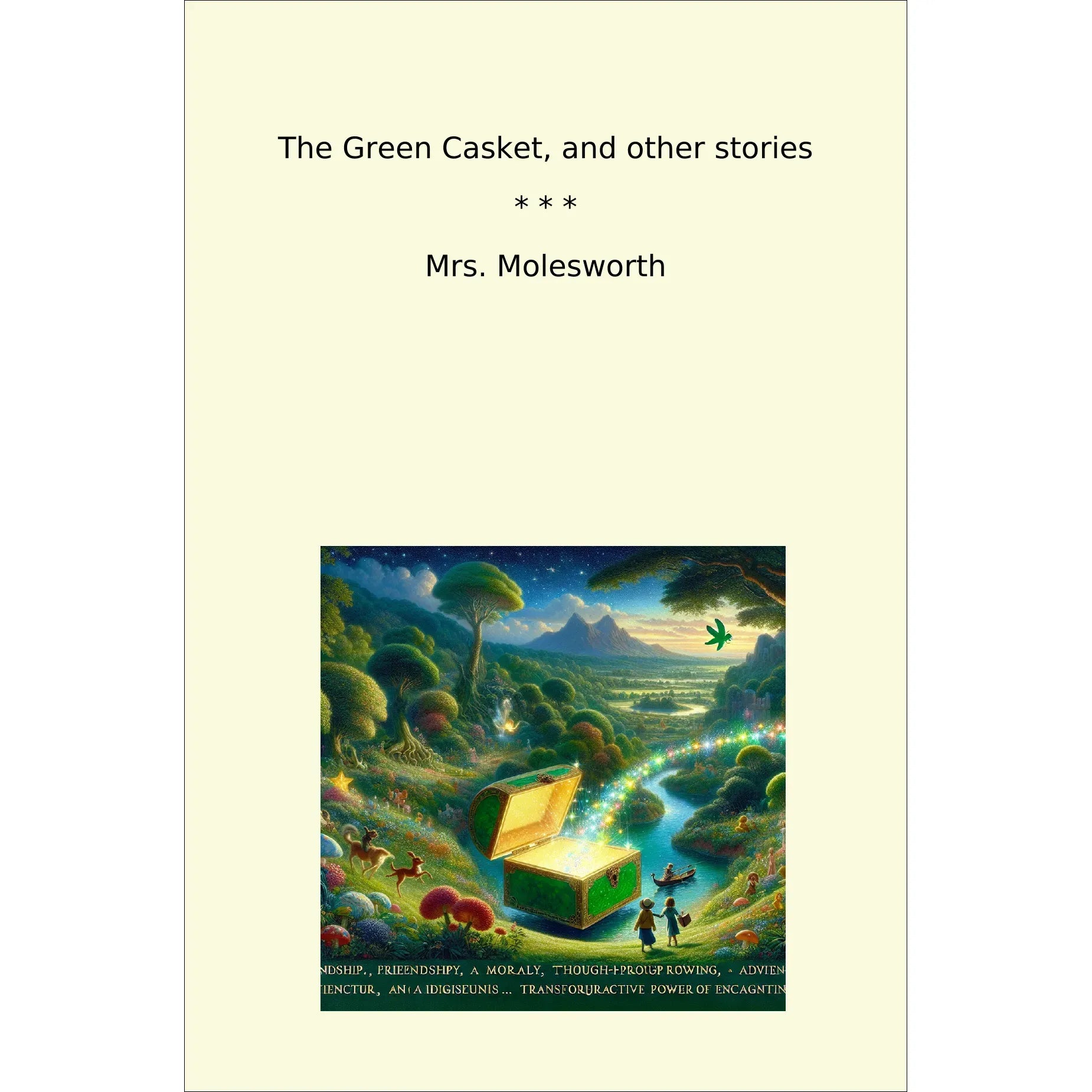 Book cover The Green Casket, and other stories