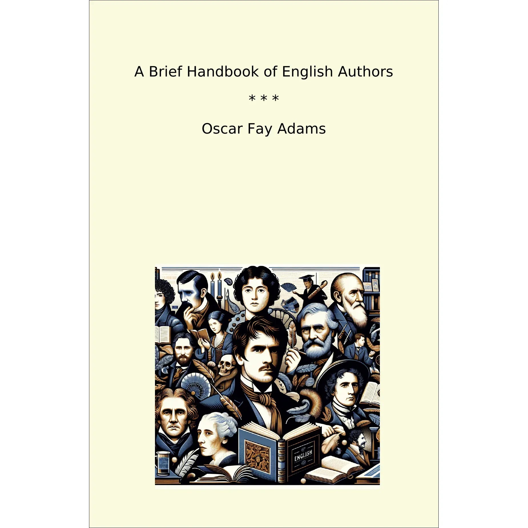 Book cover A Brief Handbook of English Authors