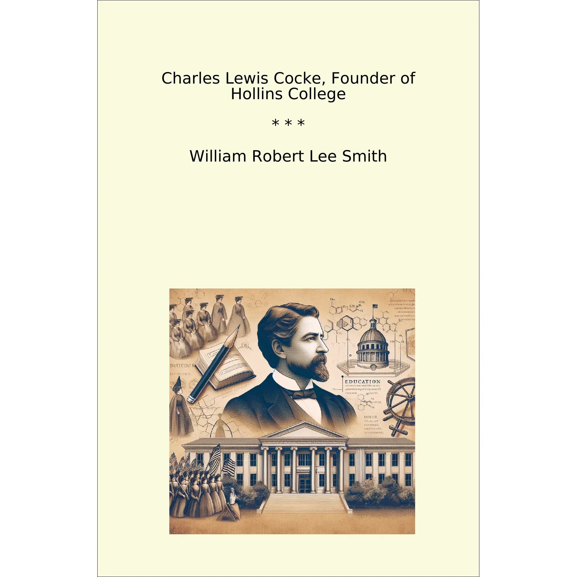 Book cover Charles Lewis Cocke, Founder of Hollins College