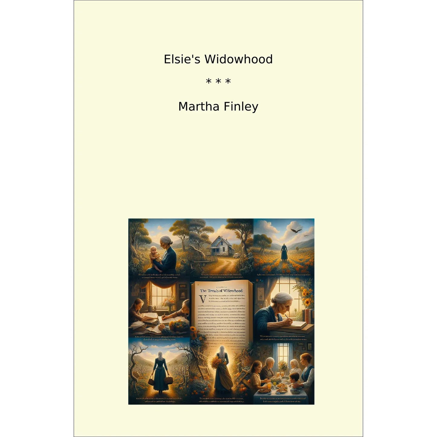 Book cover Elsie's Widowhood