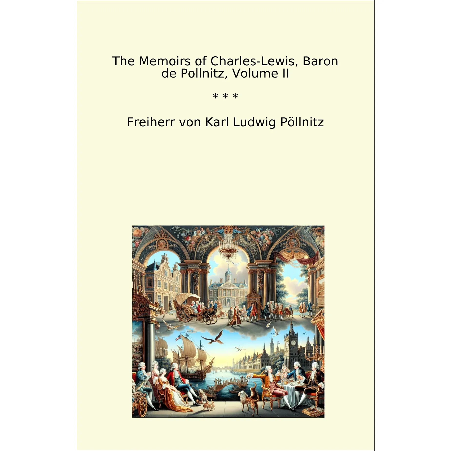 Book cover The Memoirs of Charles-Lewis, Baron de Pollnitz, Volume II