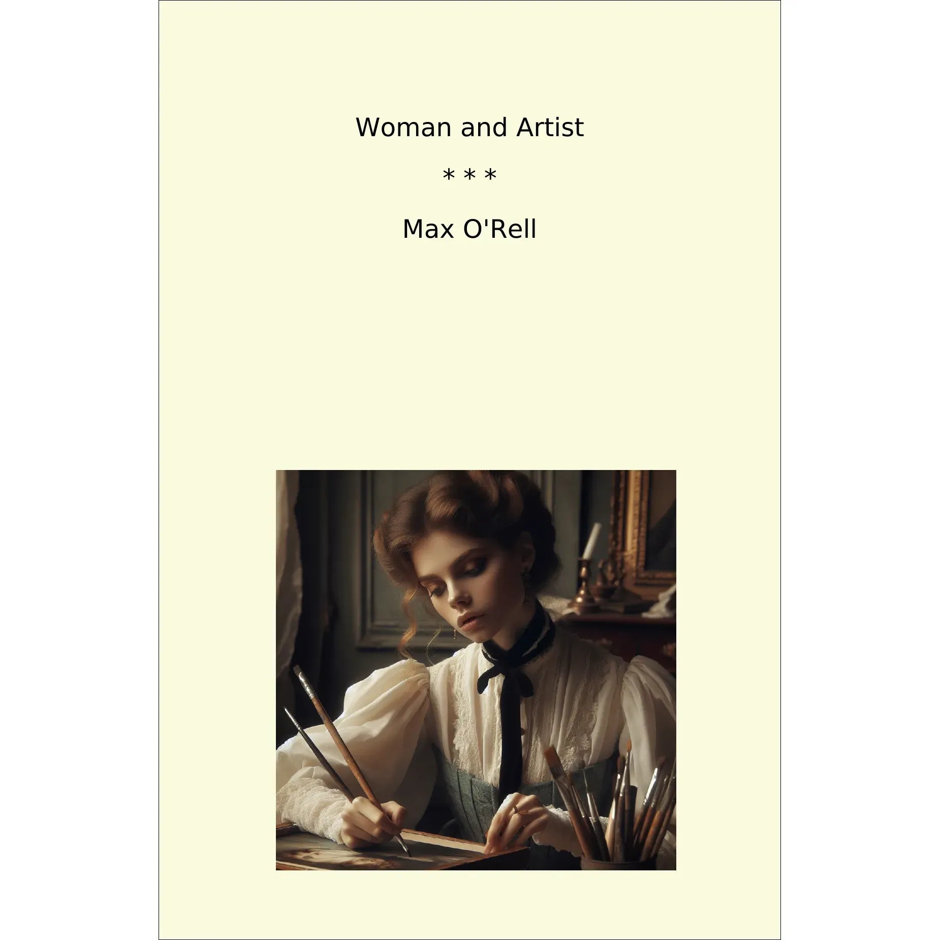 Book cover Woman and Artist