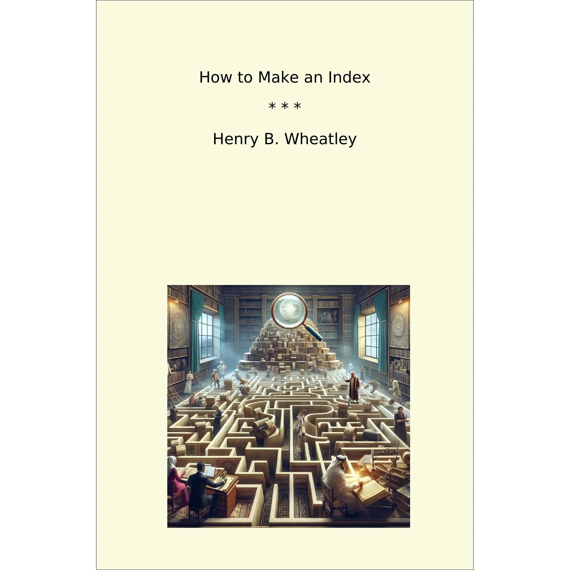 Book cover How to Make an Index