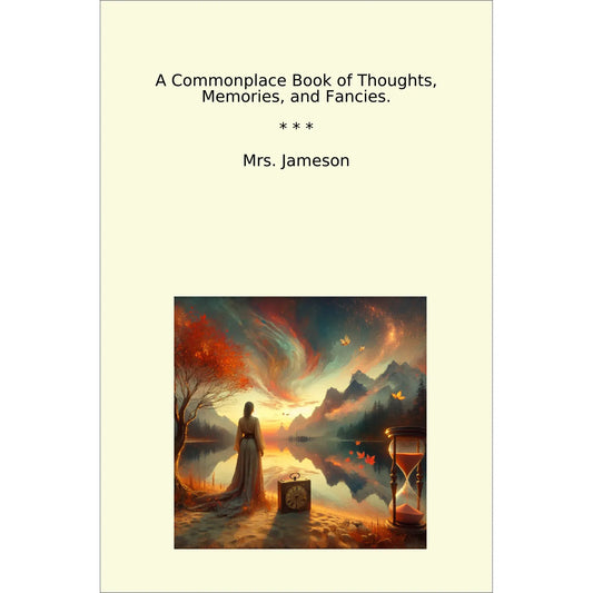 Book cover A Commonplace Book of Thoughts, Memories, and Fancies.