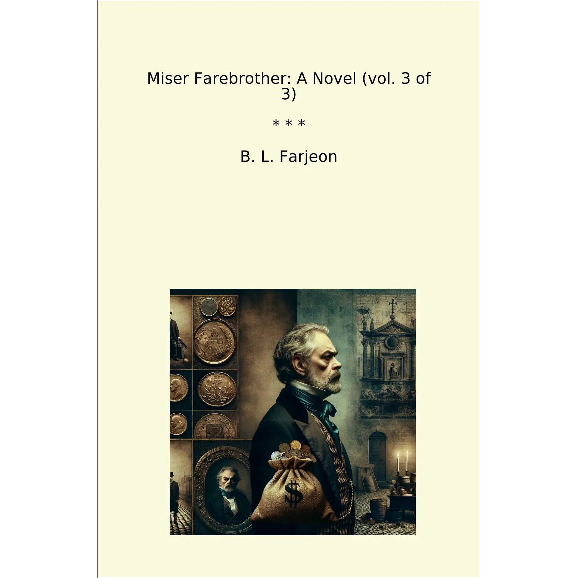 Book cover Miser Farebrother: A Novel (vol. 3 of 3)