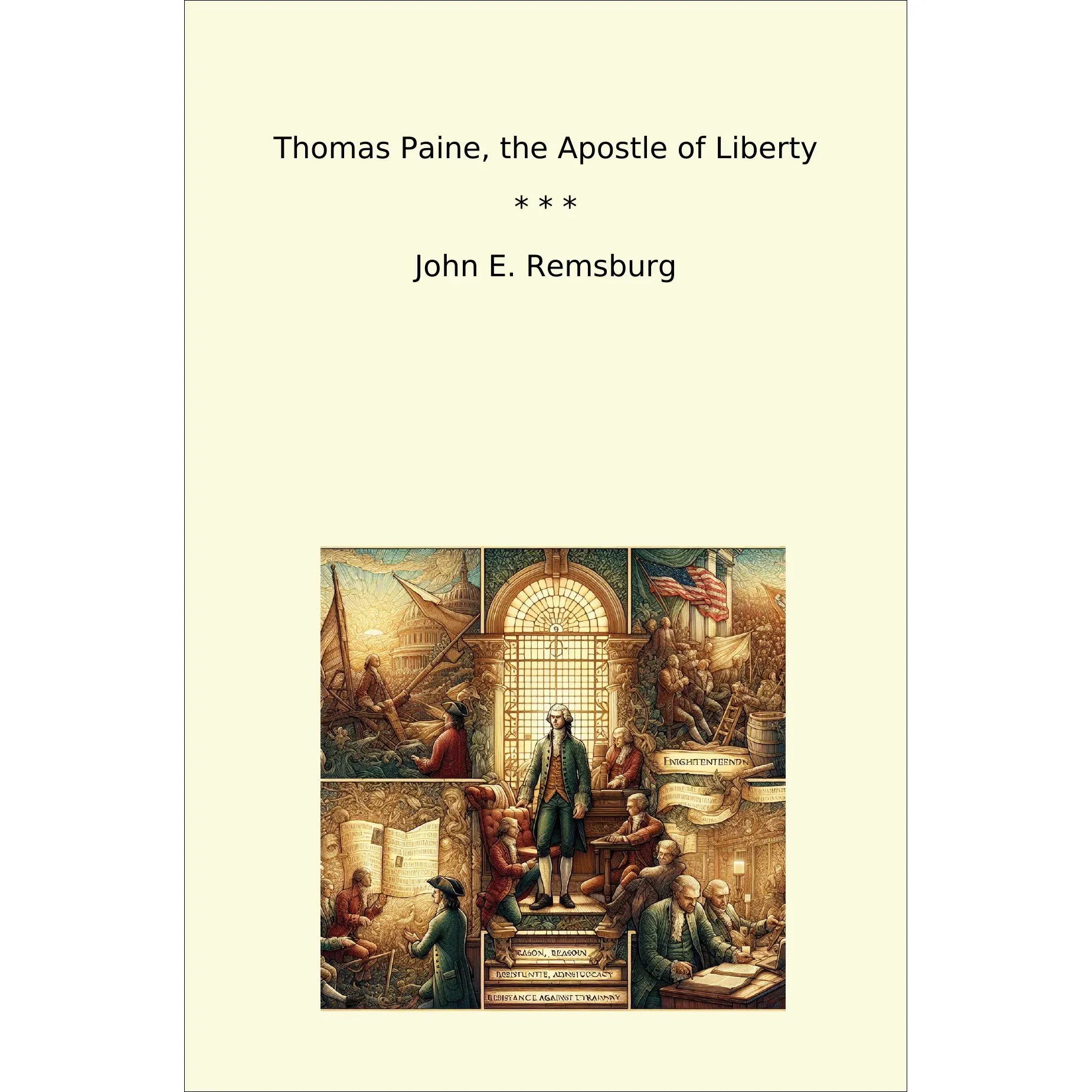 Book cover Thomas Paine, the Apostle of Liberty