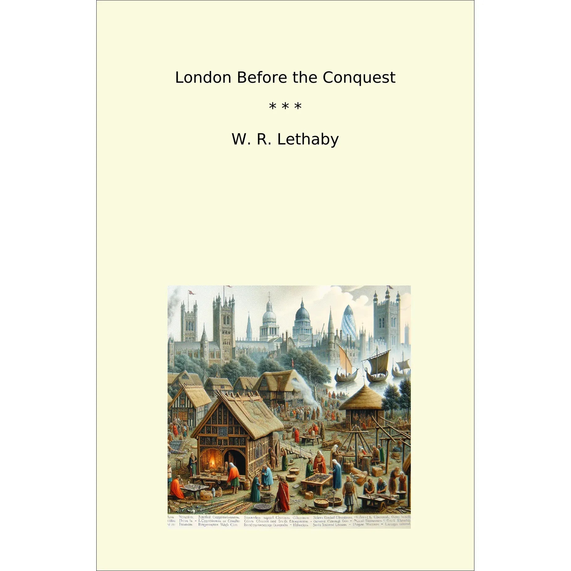 Book cover London Before the Conquest