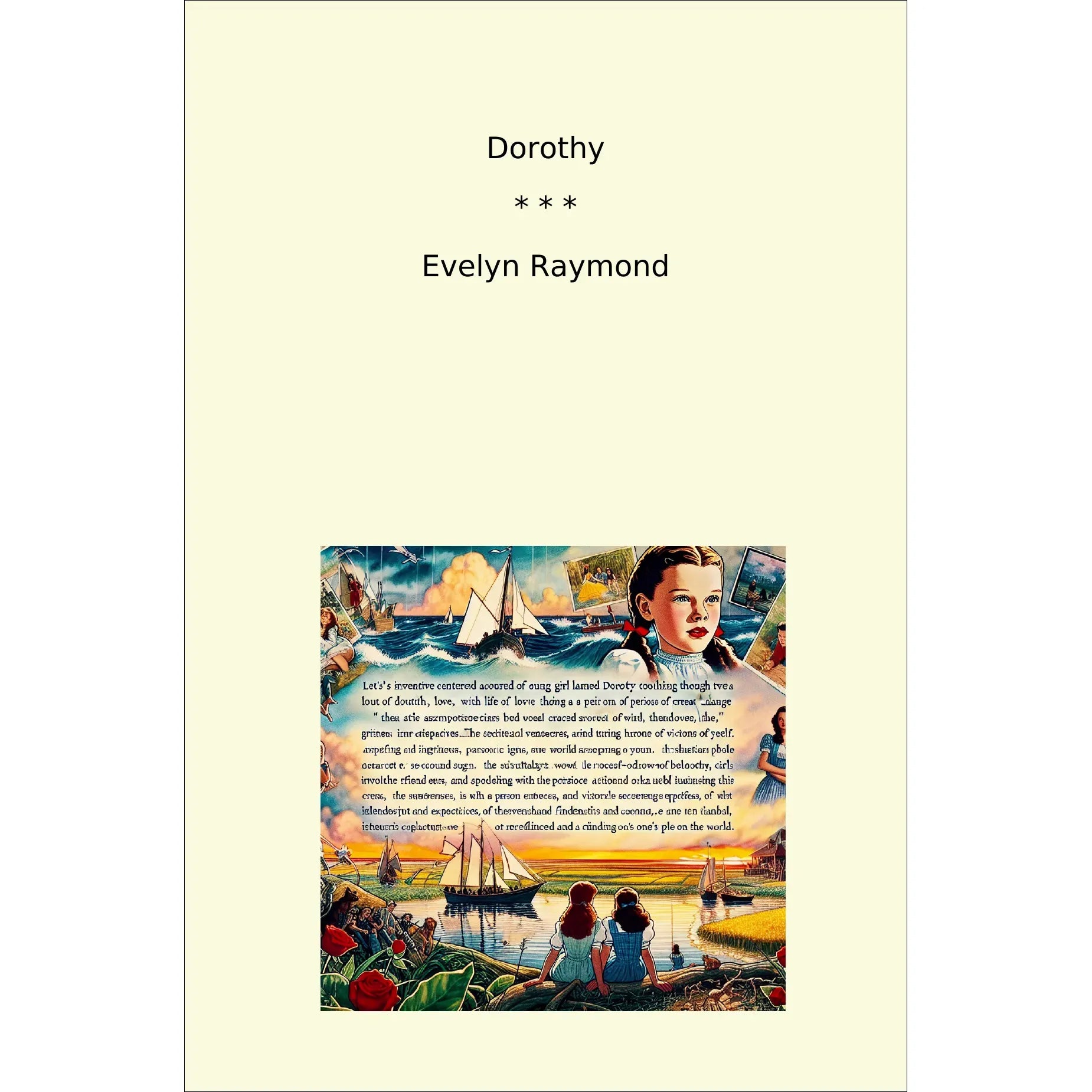 Book cover Dorothy