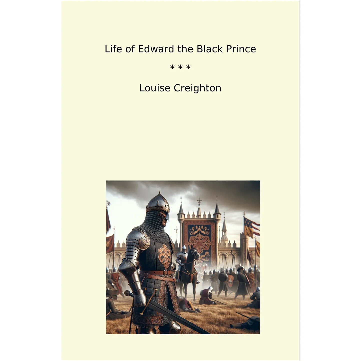 Book cover Life of Edward the Black Prince