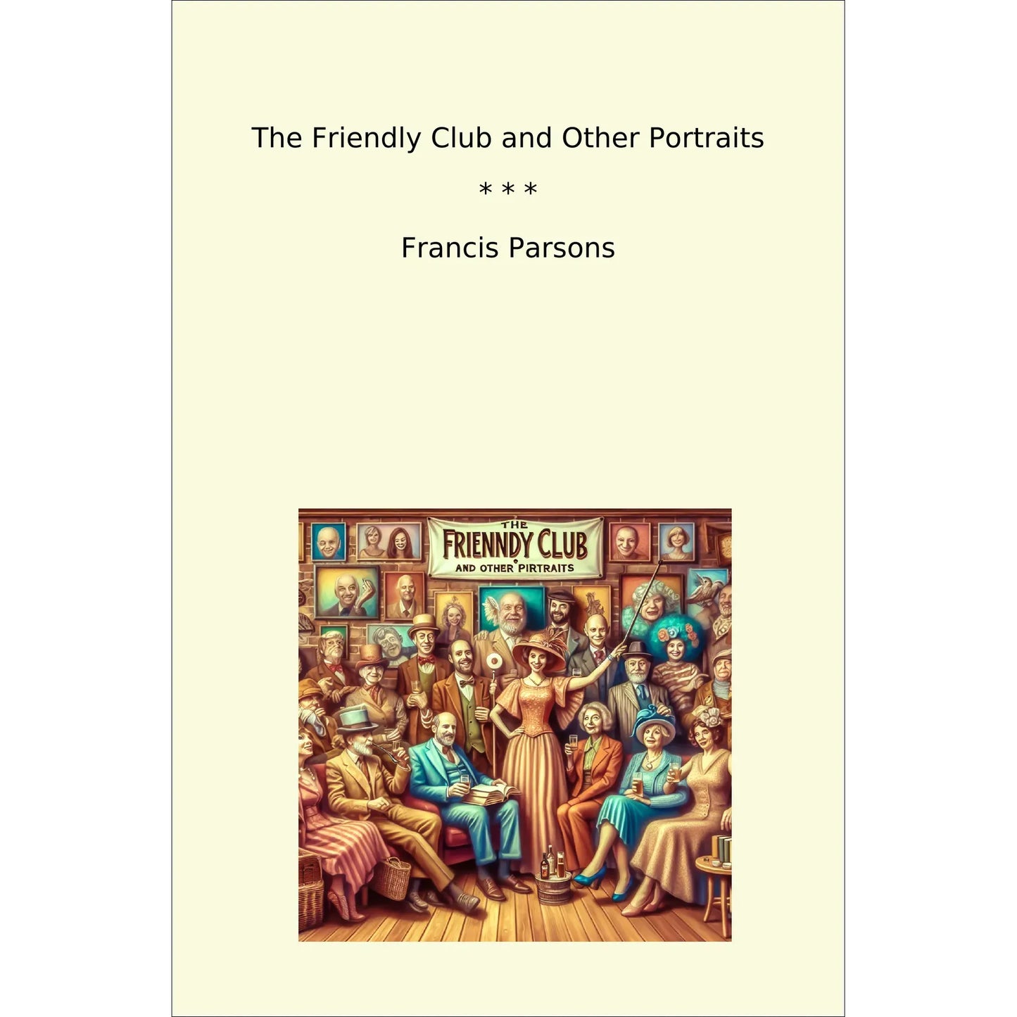 Book cover The Friendly Club and Other Portraits