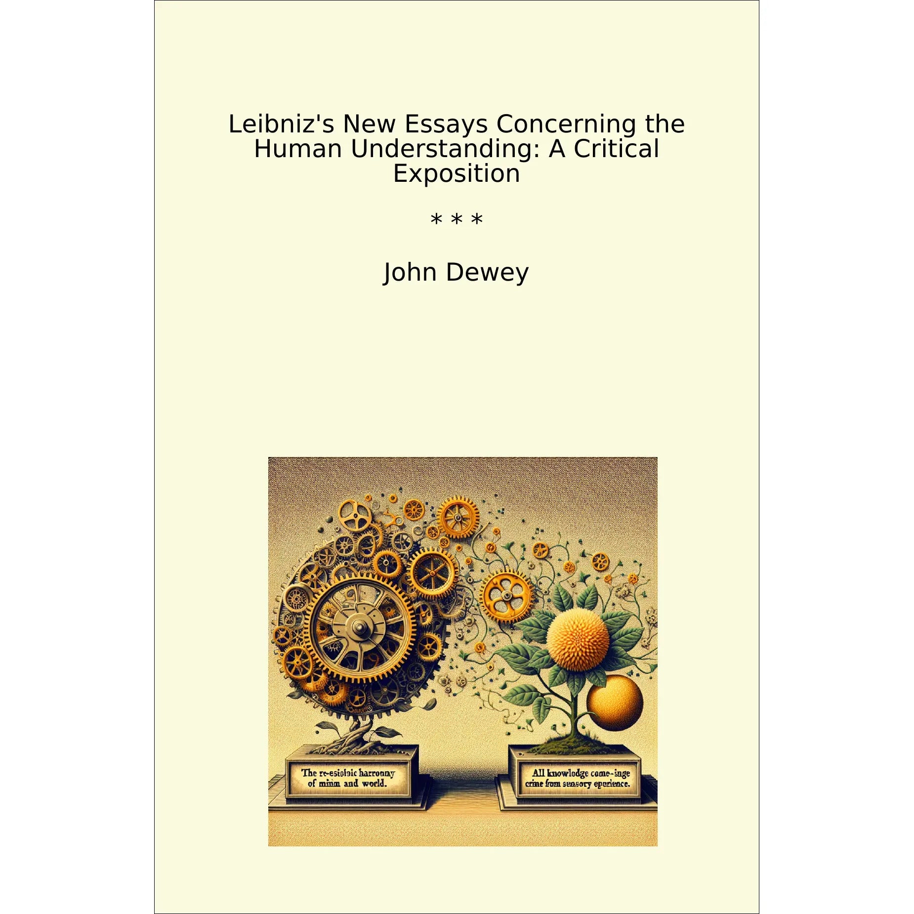 Book cover Leibniz's New Essays Concerning the Human Understanding: A Critical Exposition