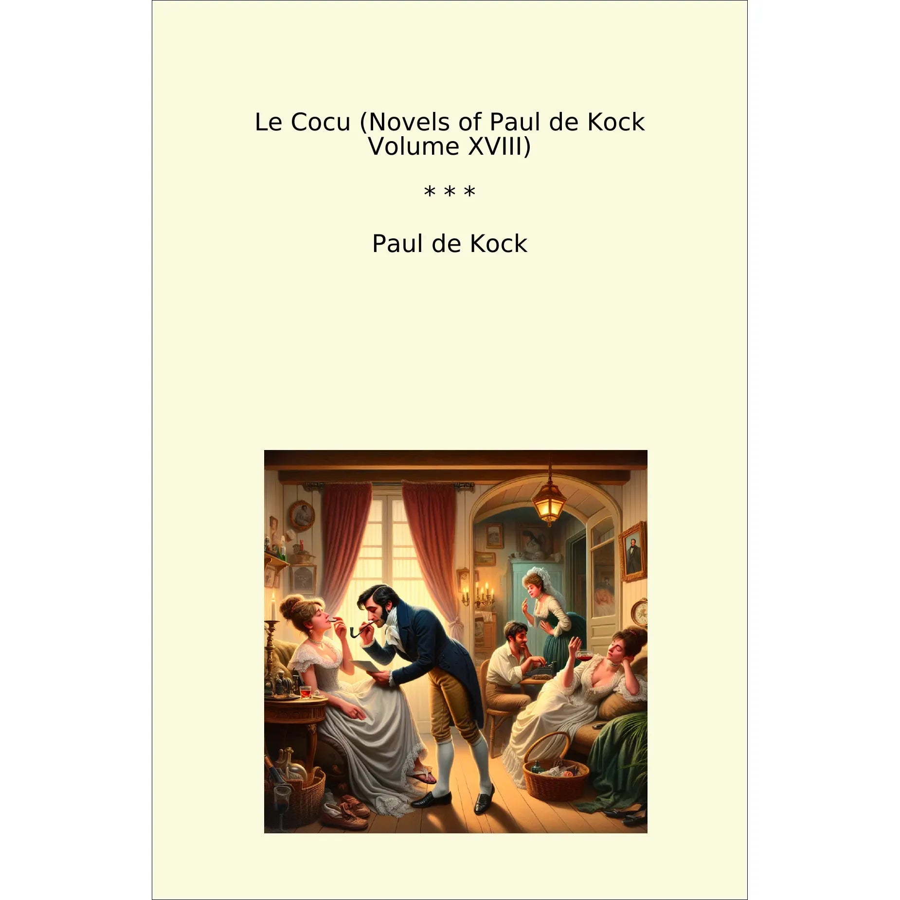 Book cover Le Cocu (Novels of Paul de Kock Volume XVIII)