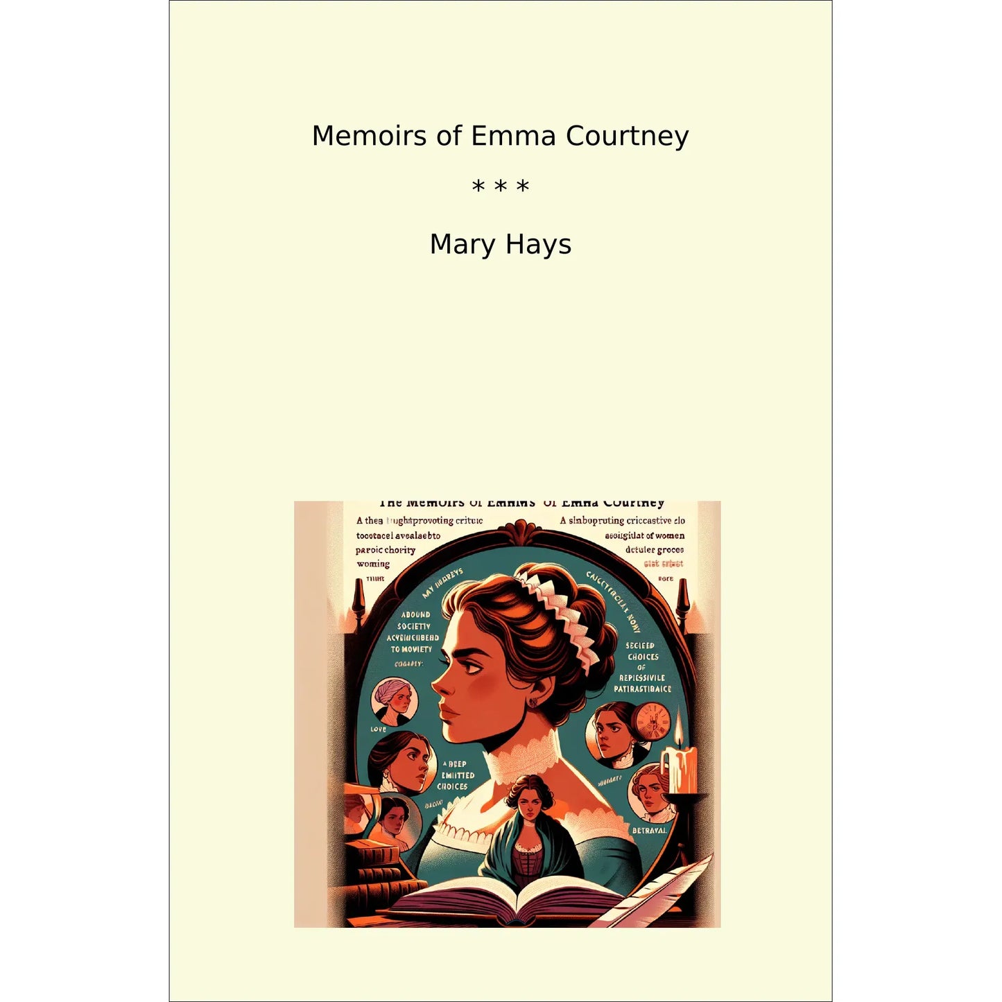 Book cover Memoirs of Emma Courtney