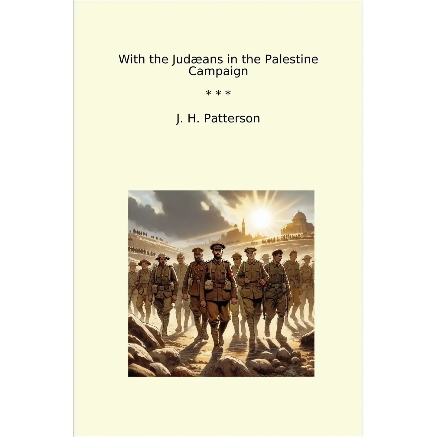 Book cover With the Judæans in the Palestine Campaign