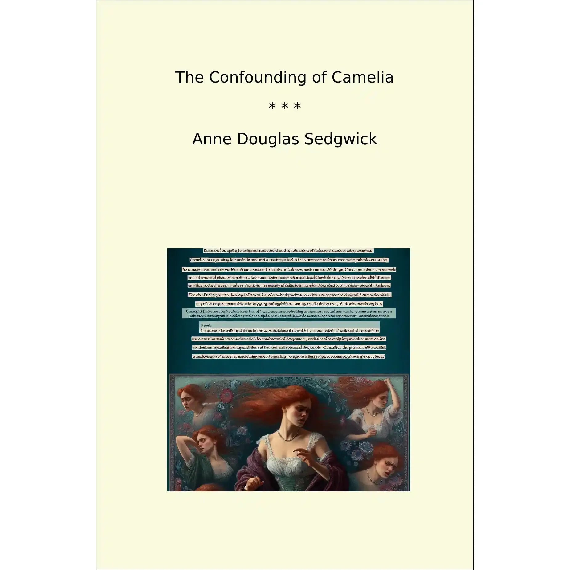 Book cover The Confounding of Camelia