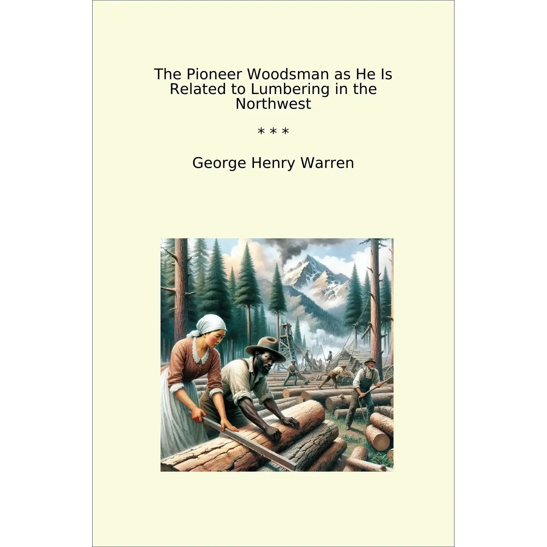 Book cover The Pioneer Woodsman as He Is Related to Lumbering in the Northwest
