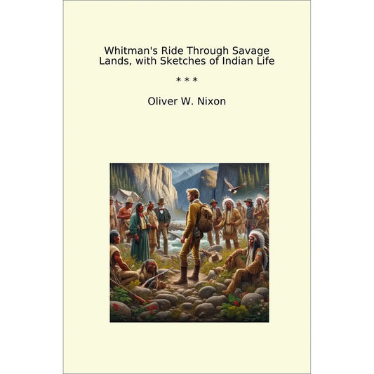 Book cover Whitman's Ride Through Savage Lands, with Sketches of Indian Life