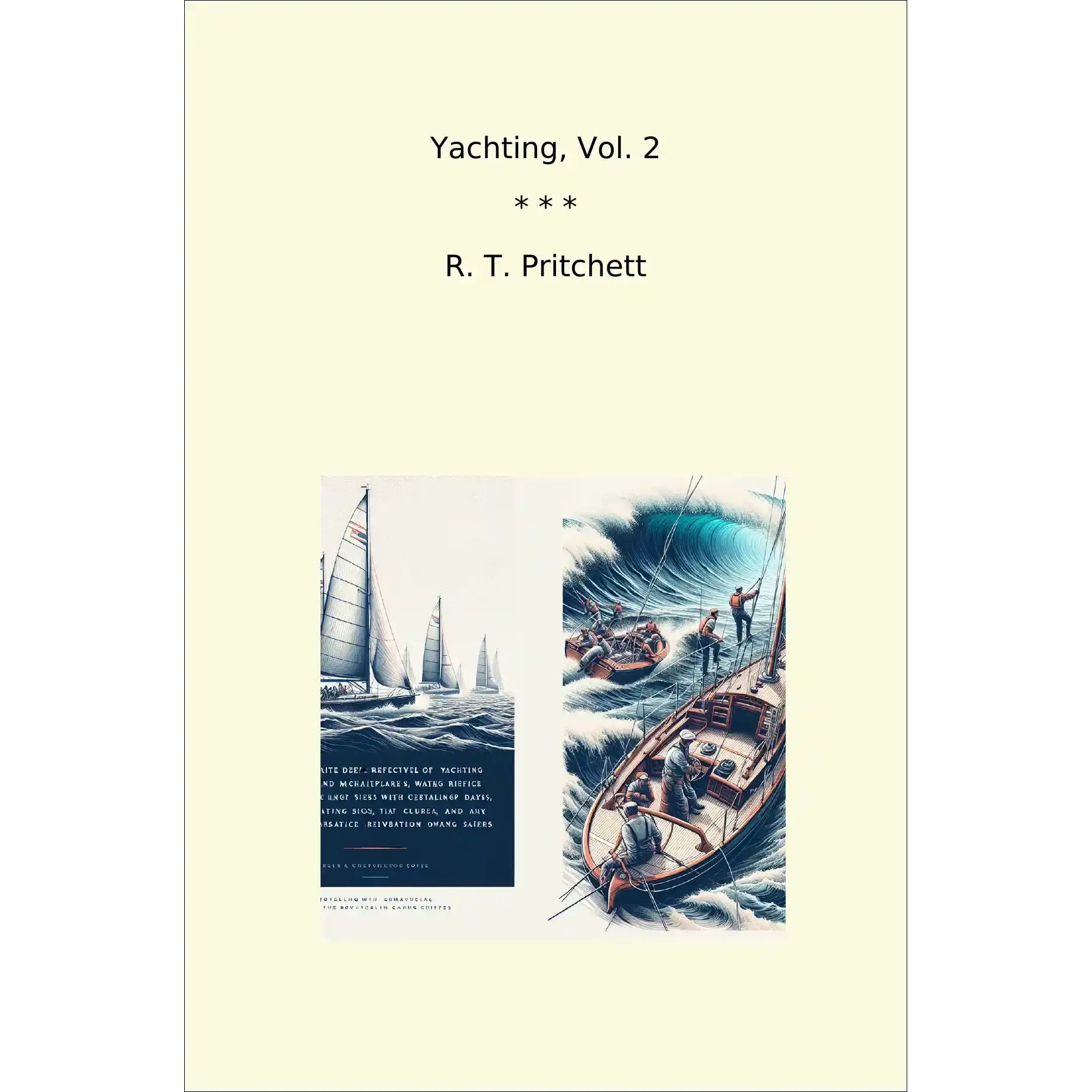 Book cover Yachting, Vol. 2