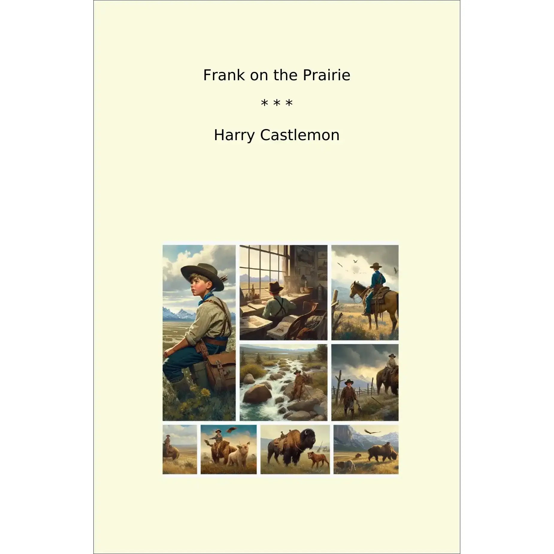 Book cover Frank on the Prairie