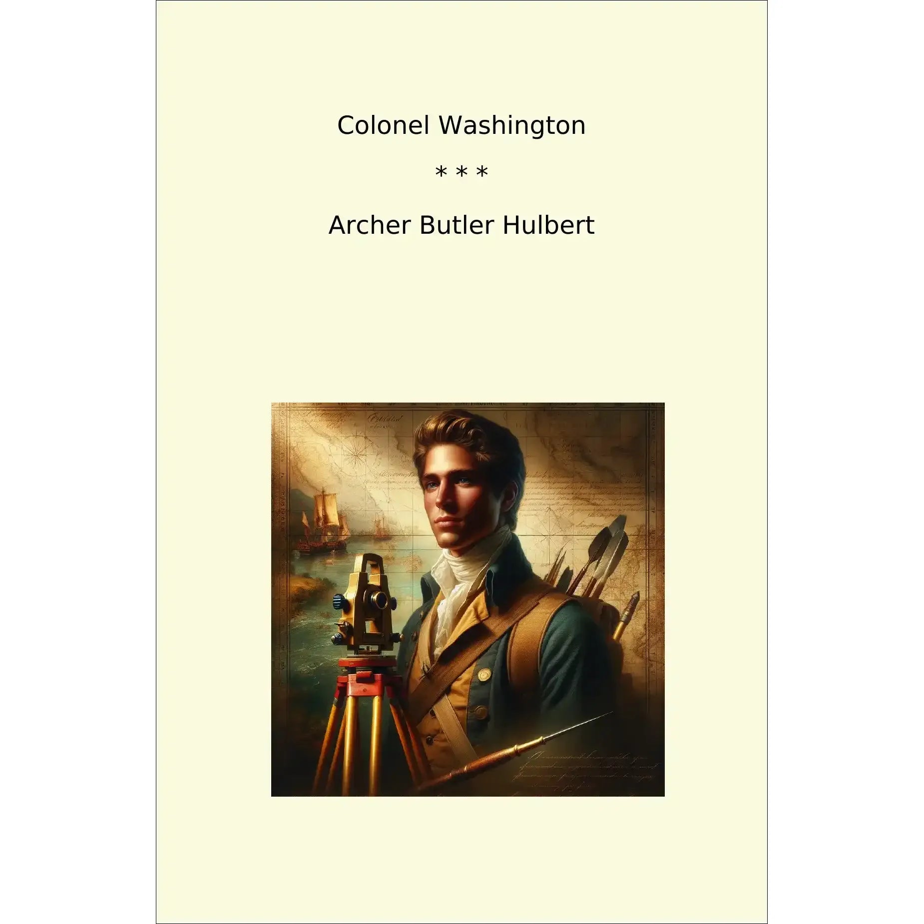 Book cover Colonel Washington