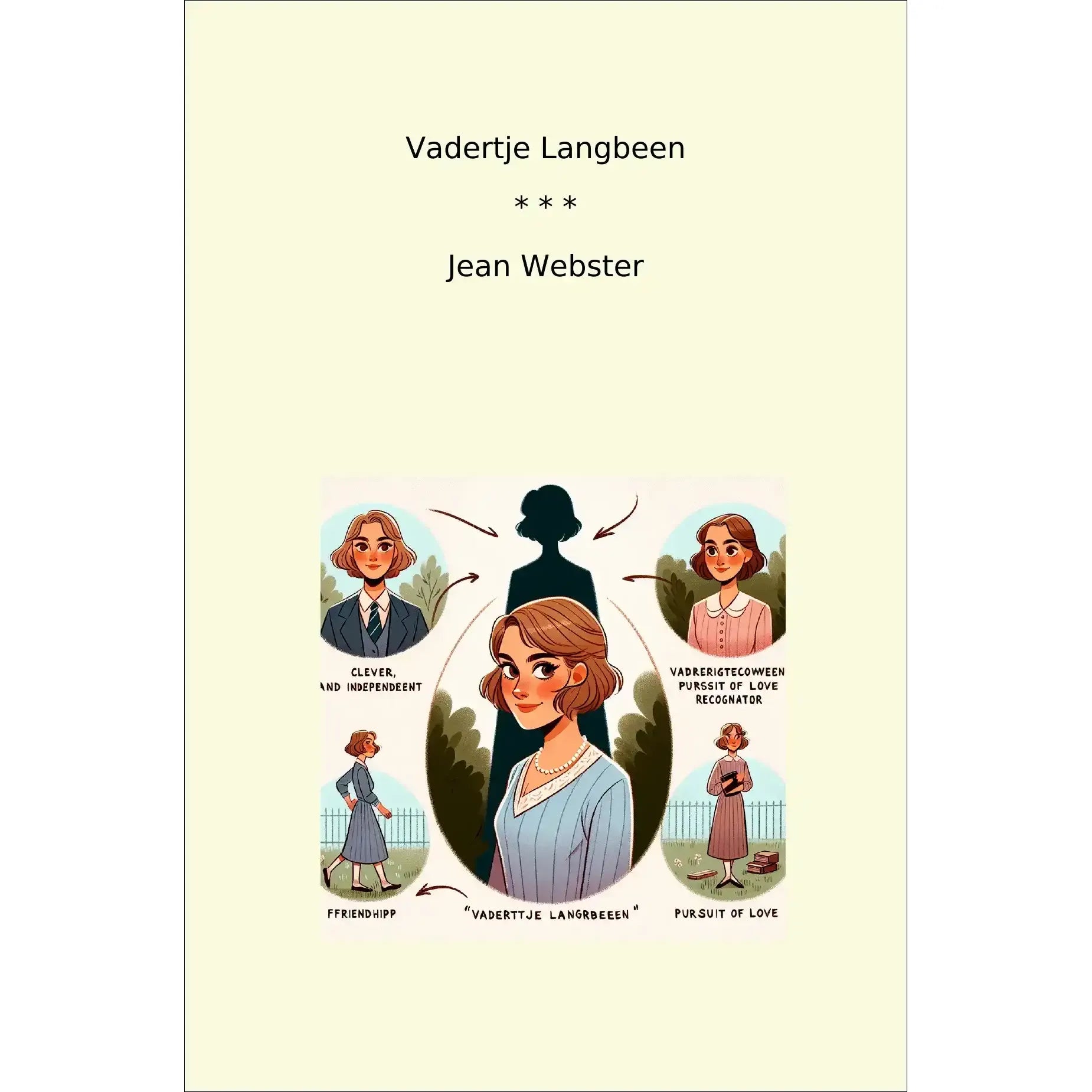 Book cover Vadertje Langbeen