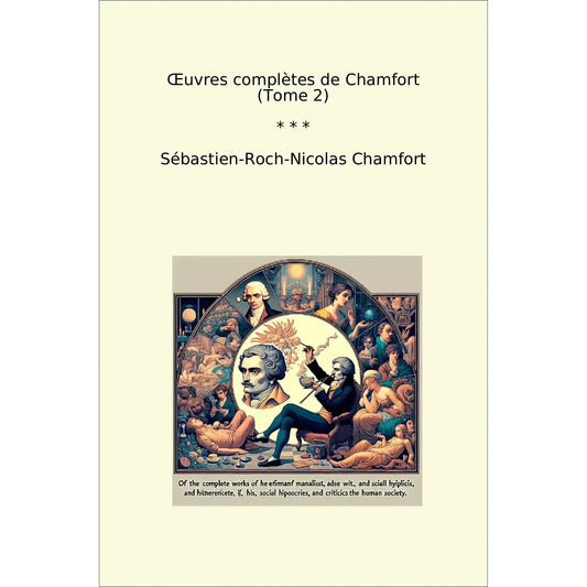 Book cover Œuvres complètes de Chamfort (Tome 2)