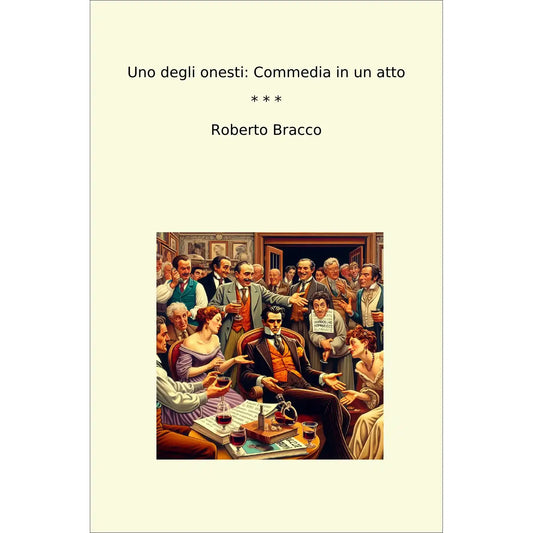 Book cover Uno degli onesti: Commedia in un atto