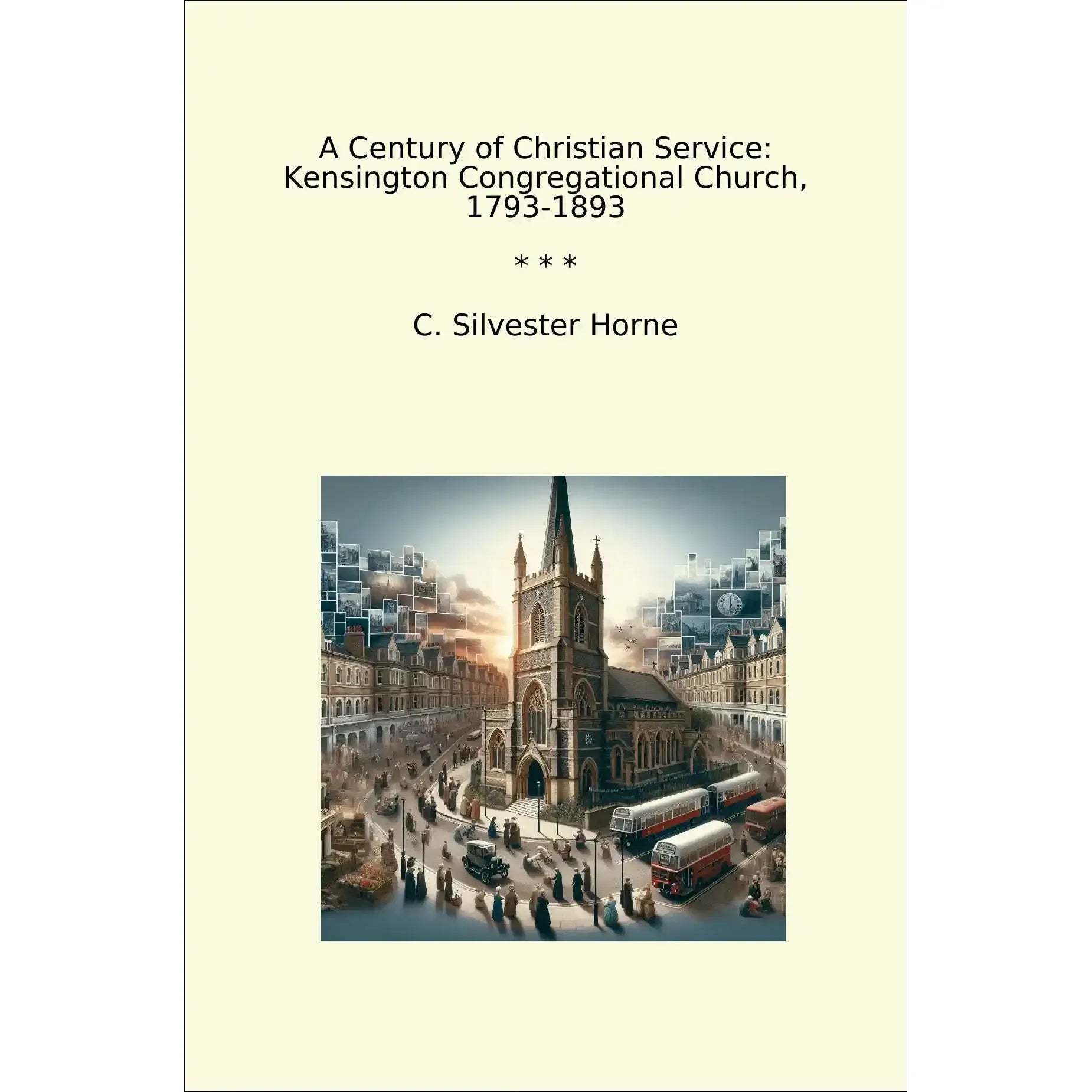 Book cover A Century of Christian Service: Kensington Congregational Church, 1793-1893