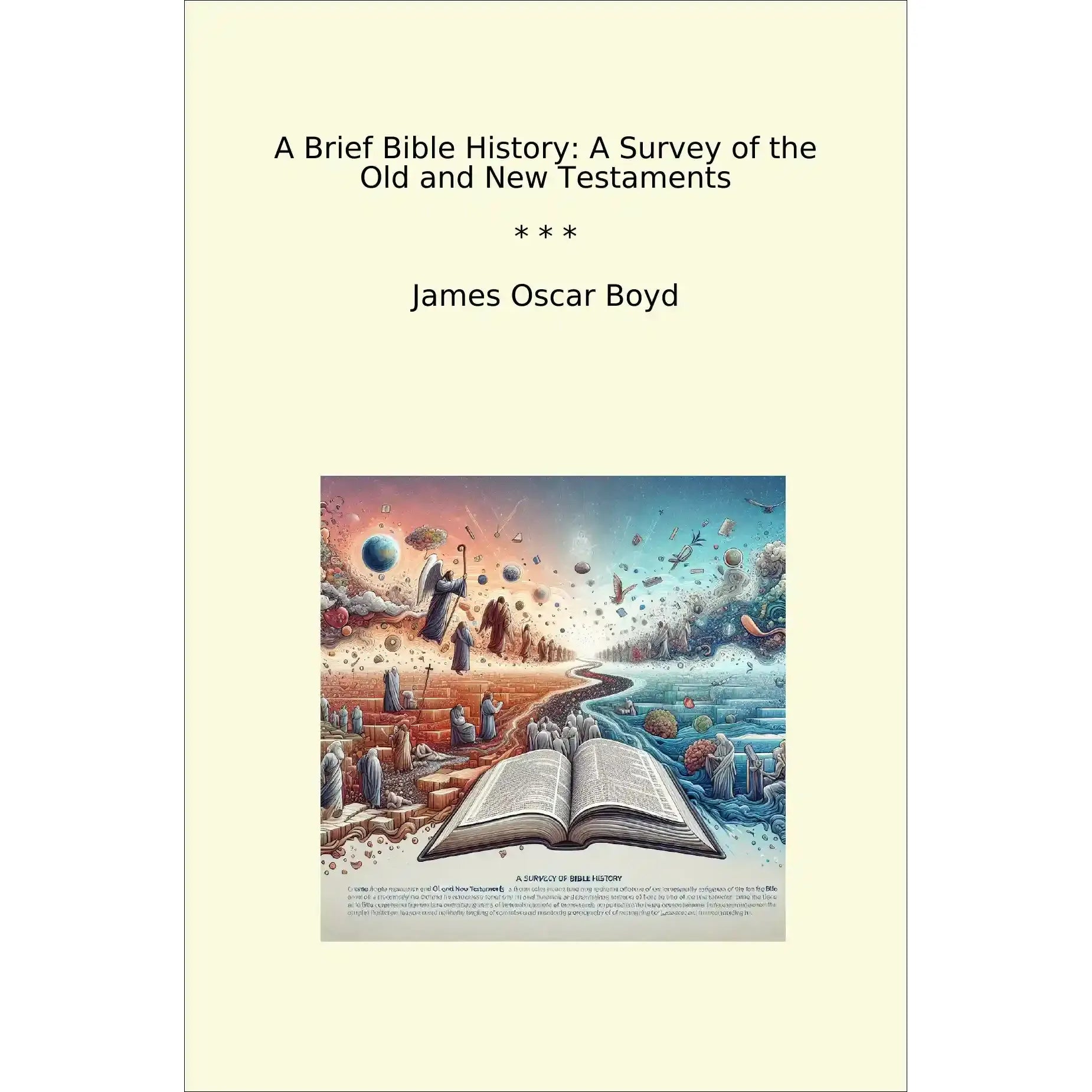 Book cover A Brief Bible History: A Survey of the Old and New Testaments