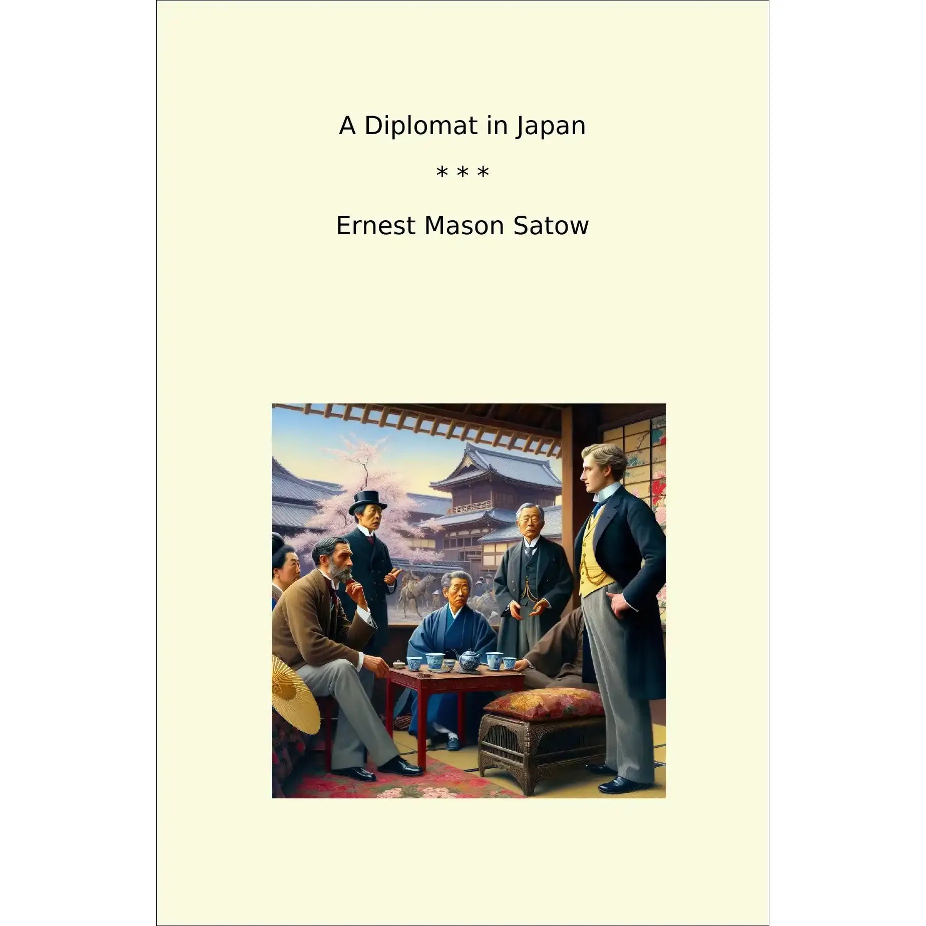 Book cover A Diplomat in Japan