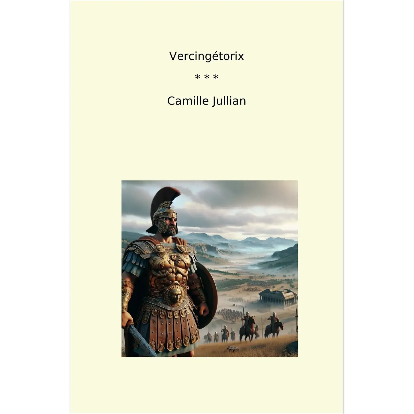 Book cover Vercingétorix