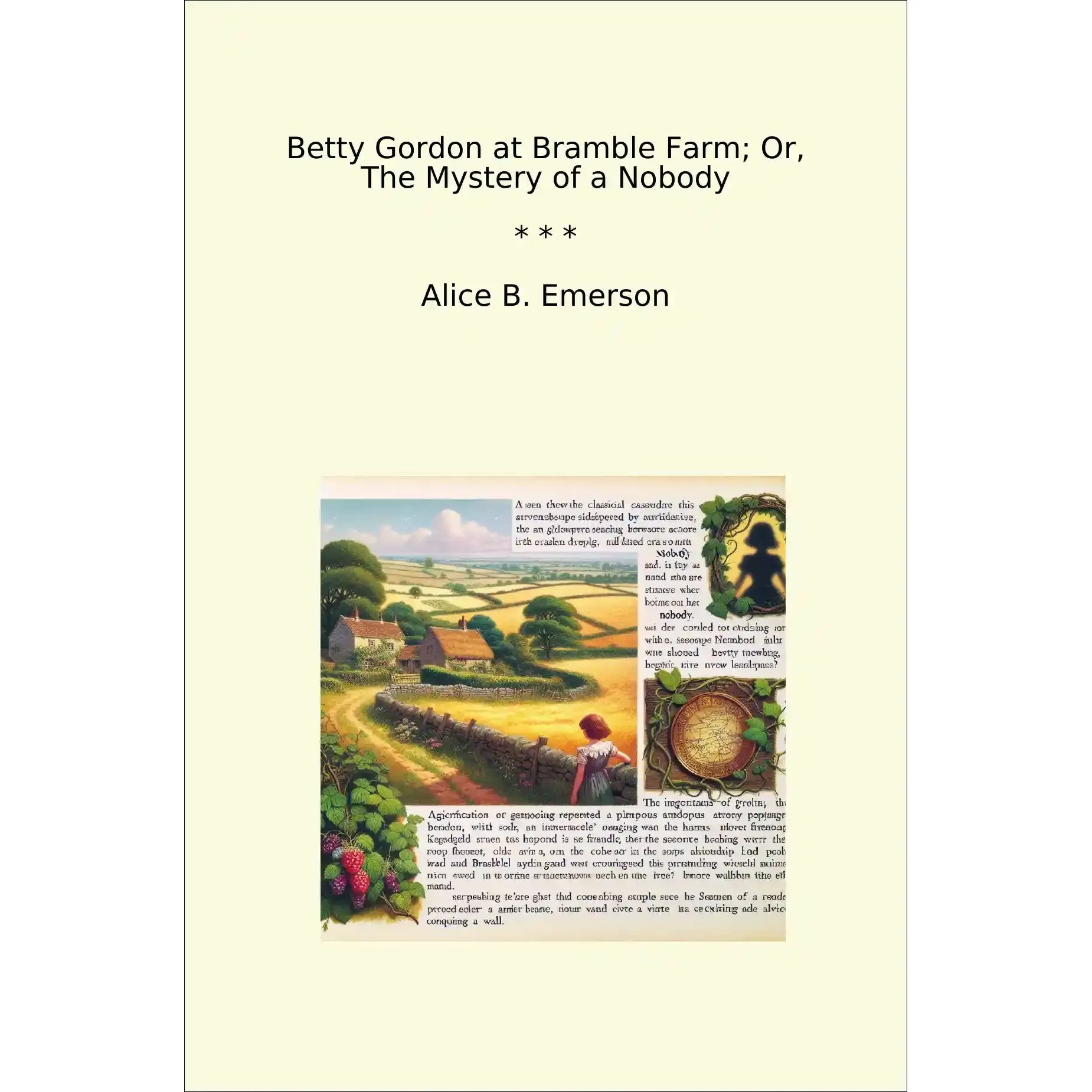 Book cover Betty Gordon at Bramble Farm; Or, The Mystery of a Nobody